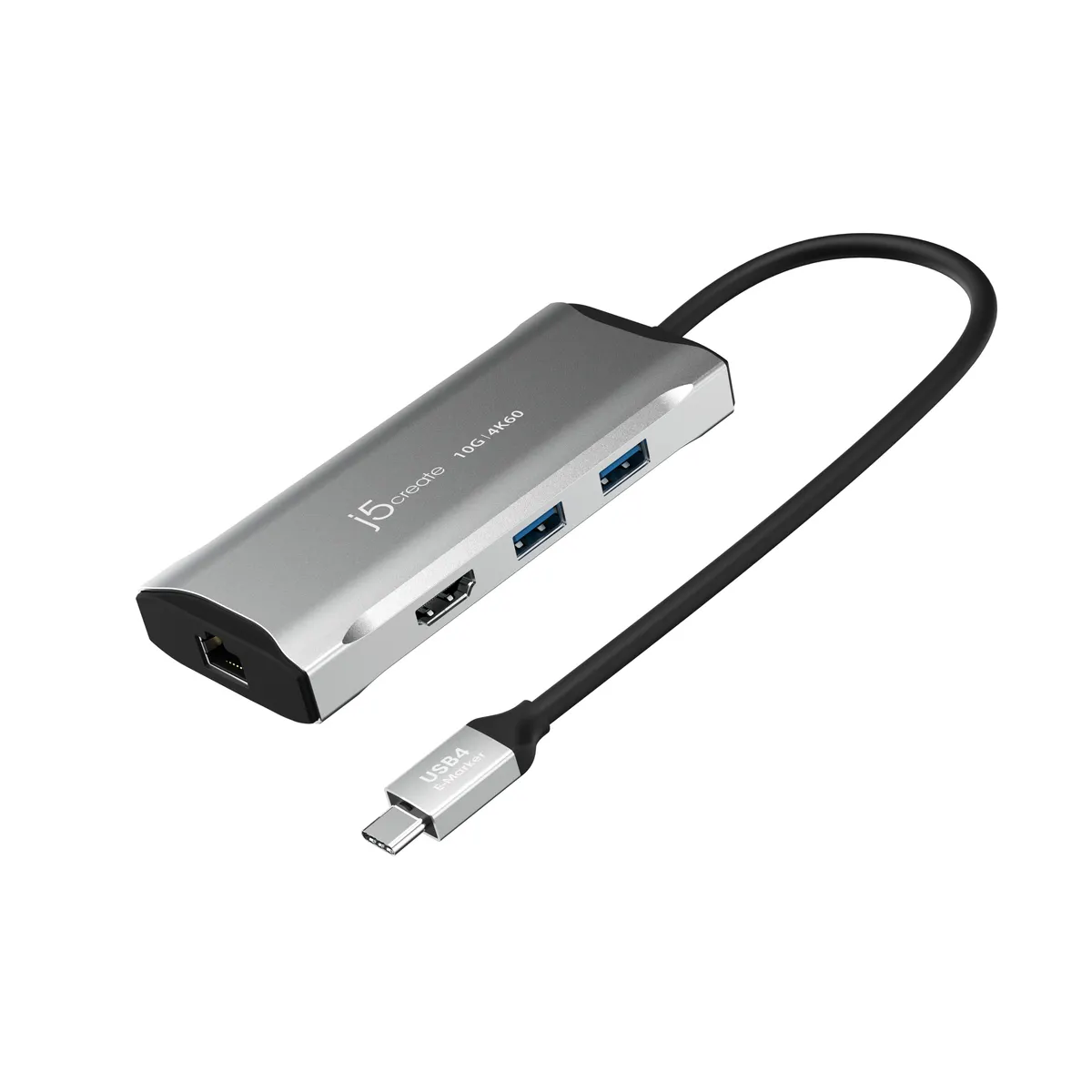 j5create JCD392-N 4K60 Elite USB-C Travel Dock Space Grey #1