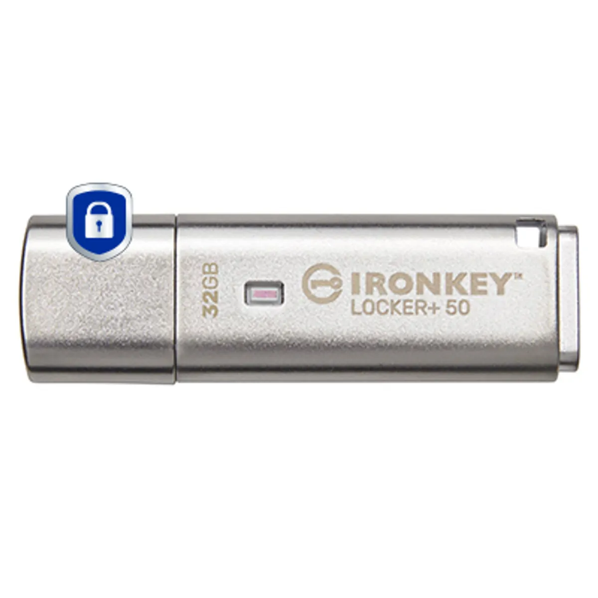 Kingston IKLP50/32GB IronKey Locker+ 50 32 GB USB 3.2 Gen 1 XTS-AES hardveres titkosítás #1