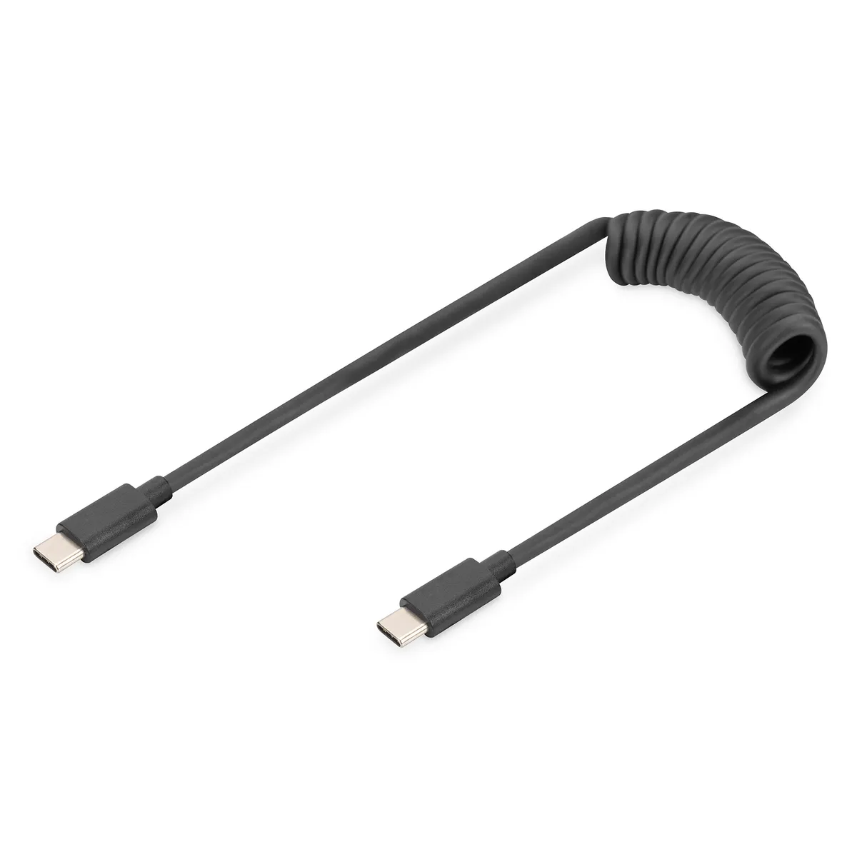 Assmann AK-300431-006-S USB-C kábel USB-C-USB-C 1 m USB 2.0 0,48 Gbit/s nikkel bevonatú érintkezők fekete PD60W #1