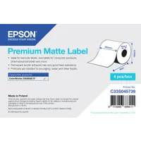 Epson C33S045739 Premium matt címke folyamatos tekercs, 20,3 cm x 60 m