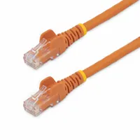 Startech.com N6PATC3MOR cat6 patch kábel 3 m utp rj-45 arany érintkezők 1000 Mbps narancs