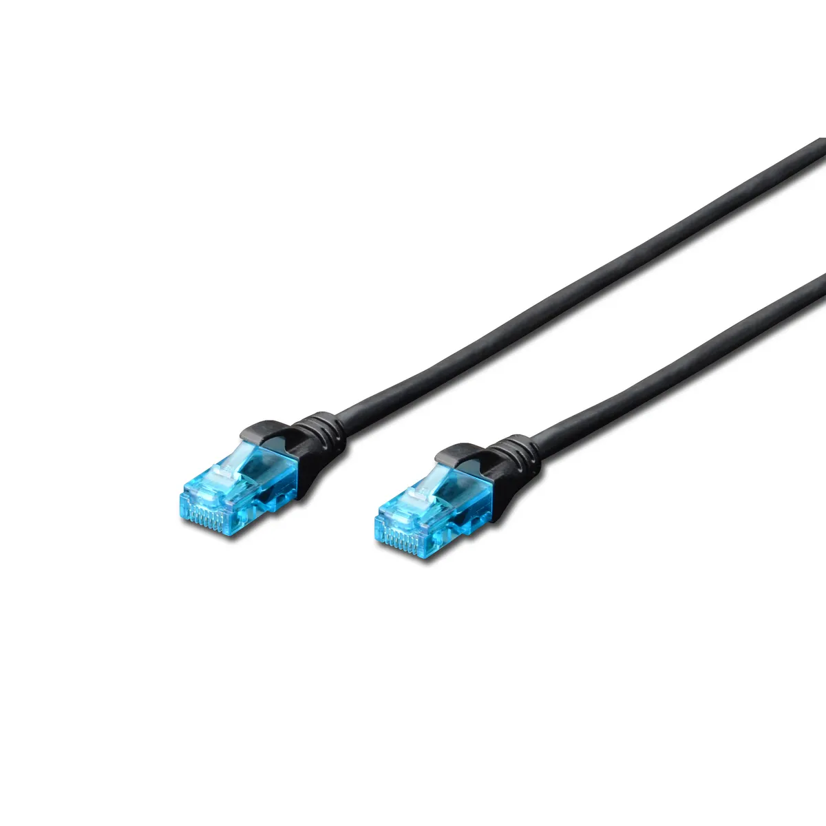 Assmann DK-1512-050/BL CAT5E U-UTP patch kábel 5 m RJ-45-RJ-45 fekete #1