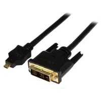Startech.com HDDDVIMM2M 2 m mikro HDMI to DVI-D kábel