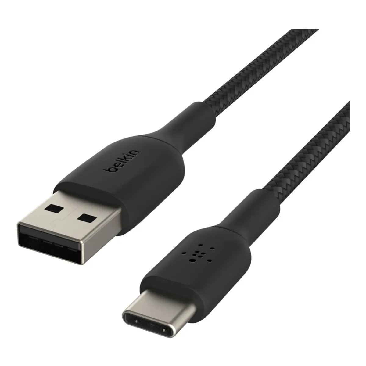 Belkin CAB002BT2MBK fonott USB-C USB-A kábel 2 m fekete #1