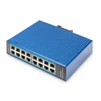 Assmann DN-651129 16 portos GBit ipari switch falra és DIN sínre szerelhető unmanaged