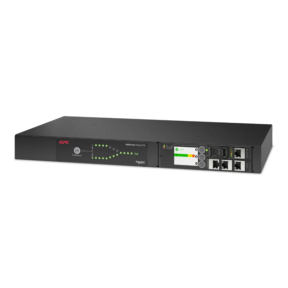 APC AP4421A automatikus átkapcsoló rack 1U 230V 12 C13 kimenetek C14 bemenet #1