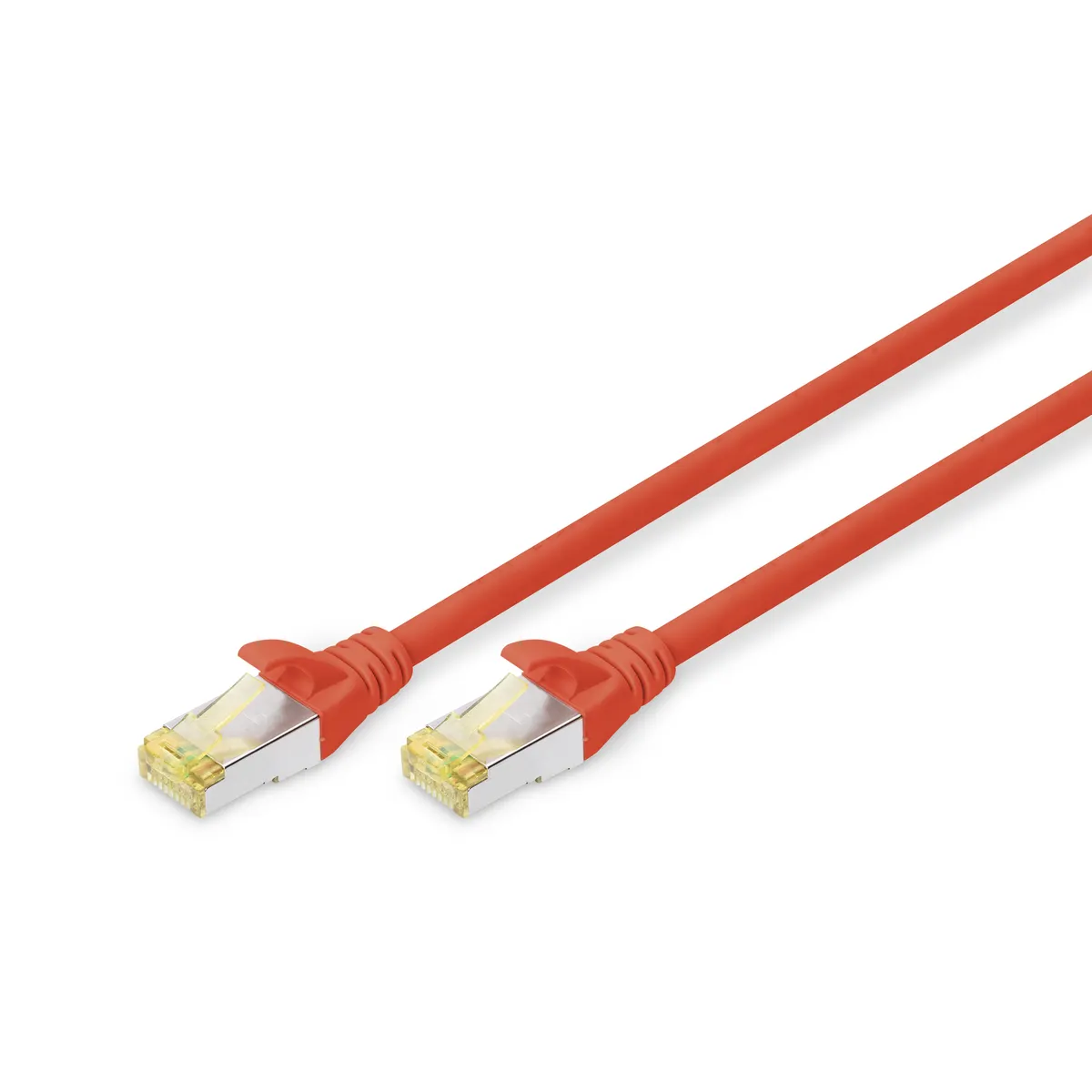 Assmann DK-1644-A-100/R Digitus cat 6a s-ftp patch cable lsoh cu 10 m vörös RJ-45-RJ-45 #1