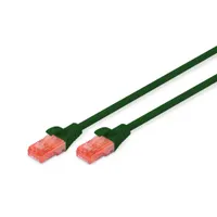 Assmann dk-1617-030g cat6 u-utp patch kábel réz pvc burkolat 3 m zöld
