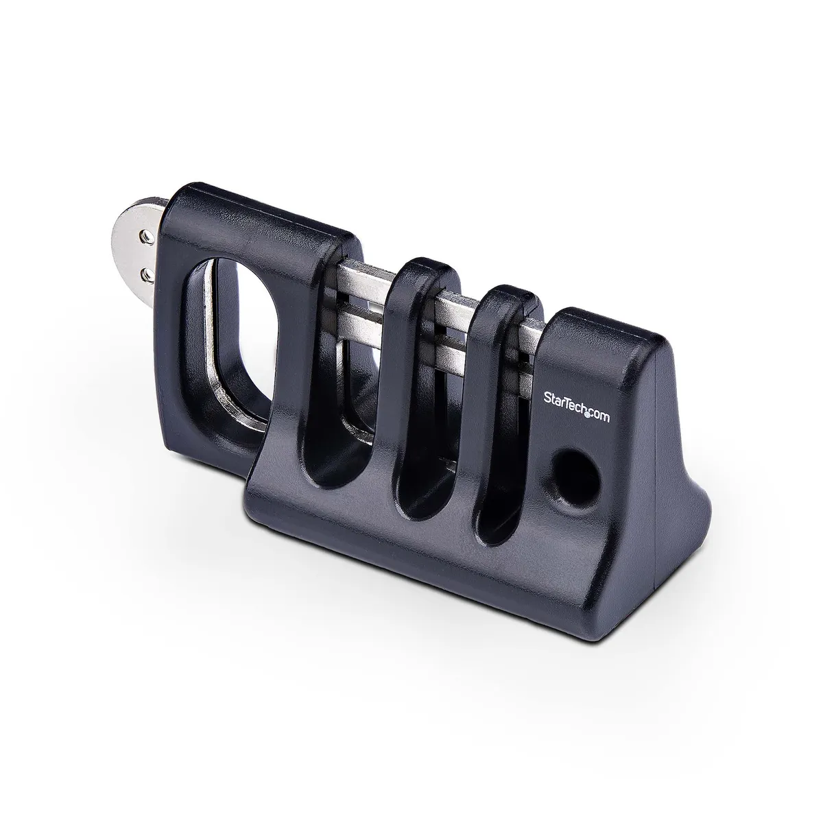 Startech.com CABLE-ORGANIZER-LOCK asztali kábeltartó fekete 68x32x26 mm #1