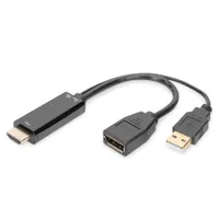 Assmann AK-330101-002-S HDMI kábel 0,2 m HDMI A-típus USB
