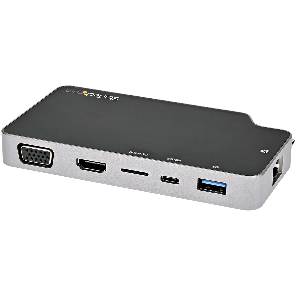 Startech.com CDP2HVGUASPD USB-C mini dock 4K HDMI USB-C 3.2 Gen 2 100 W PD Gigabit Ethernet MicroSD #1