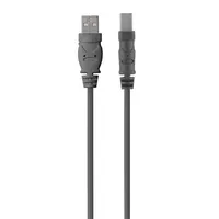 Belkin F3U154BT4.8M USB 2.0 A-B kábel 4,8 m aranyozott érintkezők szürke