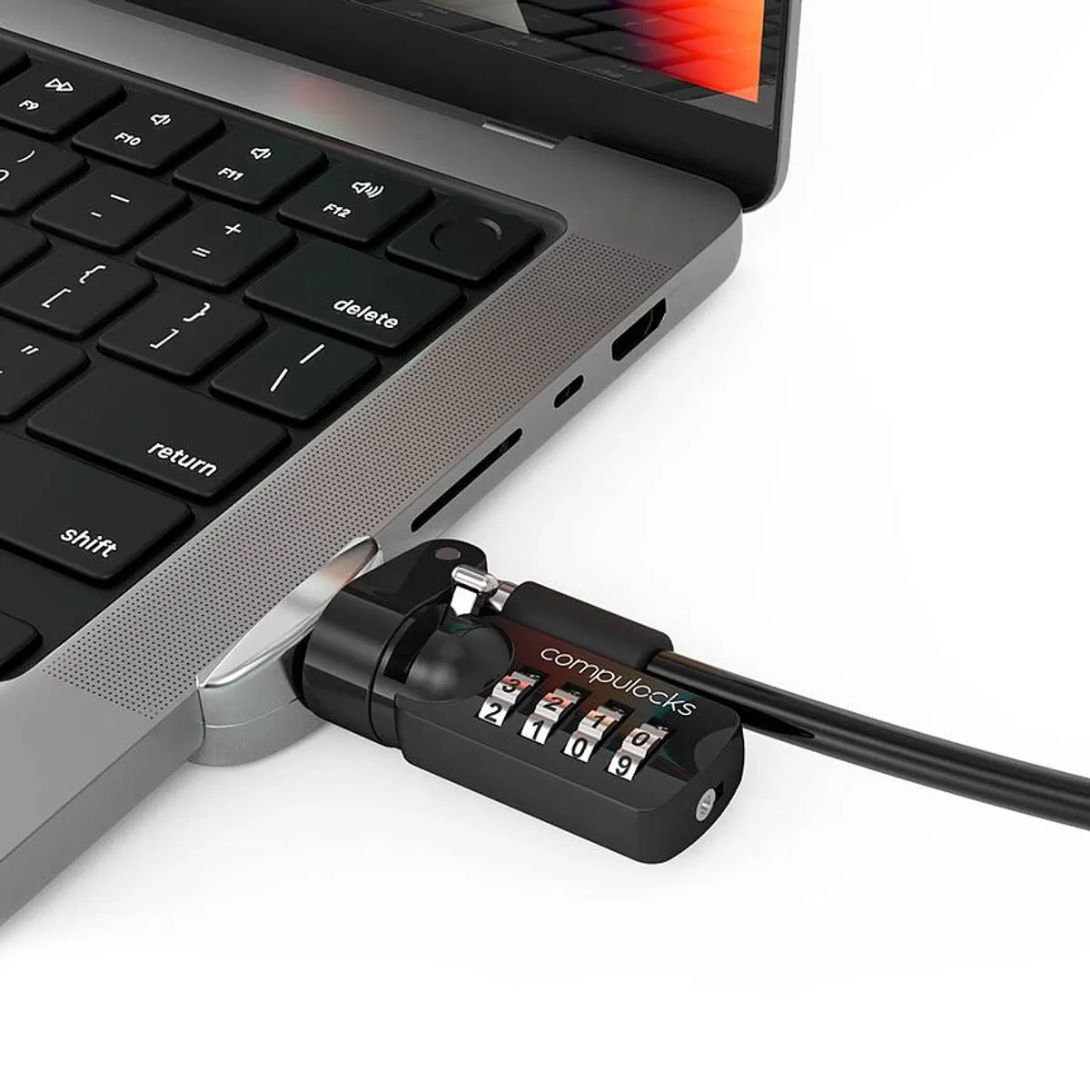 Self positioning MBPR14LDG01CL Ledge zár adapter ezüst 14" kompatibilis MacBook Pro 14 2021-2023 A2442 A2779 #1