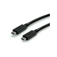 Roline 11.02.9056 USB-C-USB-C kábel 0,5 m USB 3.2 Gen 2 10 Gbps fekete #1