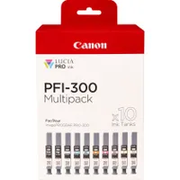 Canon 4192C008 PFI-300 tintapatron gyűjtőcsomag MBK-PBK-C-M-Y-PC-PM-R-GY-CO