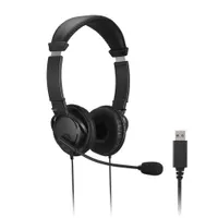 Kensington K33065WW usb hi-fi fejhallgató mikrofonnal és hangerőszabályzóval 2 m usb-kábel