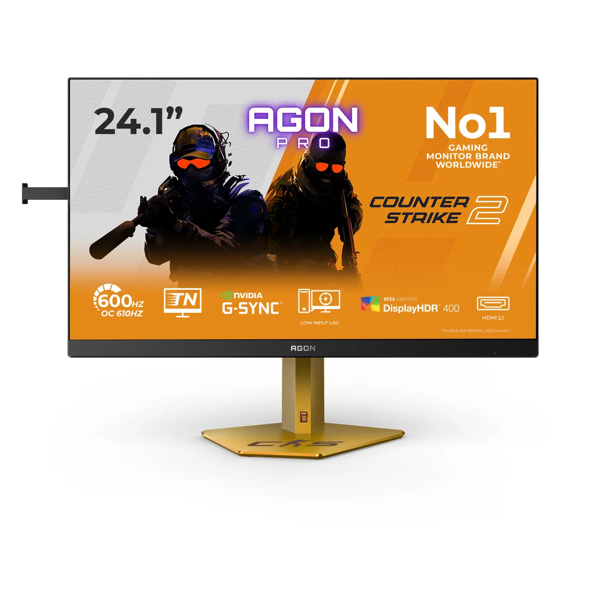 AOC CS24A AGON PRO 24.1" Full HD LED 0.5 ms usb 3.2 gen1 VESA magasságállítás fekete #1