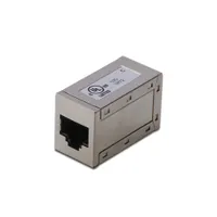 Assmann AT-AG 8-8 C6S Digitus modular coupling 8P8C 1:1 RJ45 arany érintkezők nikkel