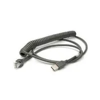 Zebra CBA-UF6-C12ZAR árnyékolt USB-kábel Fekete 3,6576 m USB A - RJ-45
