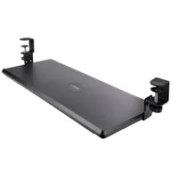 Startech.com KEYBOARD-TRAY-CLAMP1 Under-desk tray fekete teherbírás 12 kg 700 x 310 mm magasság 32 mm