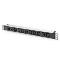 Assmann DN-95429 rackbe szerelhető 1U alumínium elosztó 9x C13 10A IEC C14 bemenet