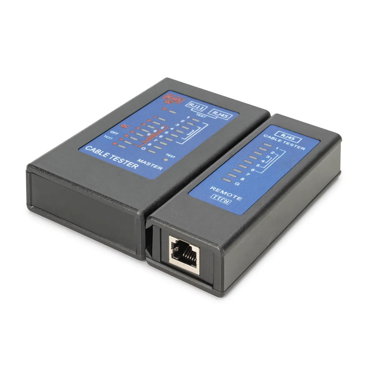 Assmann DN-14001-2 hálózati kábelteszter RJ-45 PoE tesztelés Folytonosságvizsgálat Keresztkábel tesztelés #1