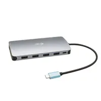 i-tec C31NANODOCKPROPD Nano Dock Pro USB-C 3x kijelző 100 W PD Ethernet ezüst