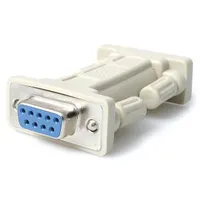 Startech.com NM9FF soros null modem adapter DB-9 női-DB-9 női fehér