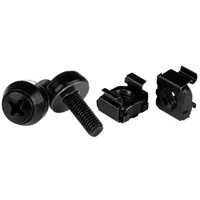Startech.com CABSCREWM52B M5 x 12mm csavarok és anyák fekete 100 db