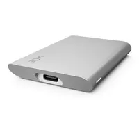 Seagate STKS1000400 LaCie Portable SSD v2 ezüst USB-C 3.2 Gen2 1 TB olvasási 1050 MBs, írási 1000 MBs