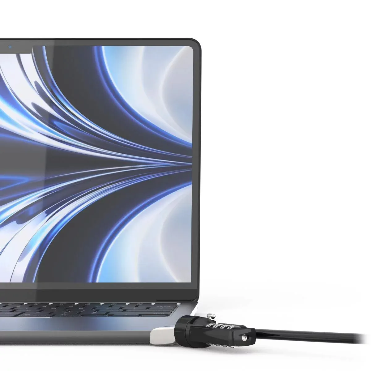 Self positioning MBALDG04CL Ledge MacBook Air 2022 M2 T-slot lock ezüst zár #1