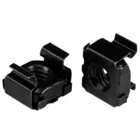Startech.com CABCAGENUT6B kalitkás anya M6 fekete acél 50 db