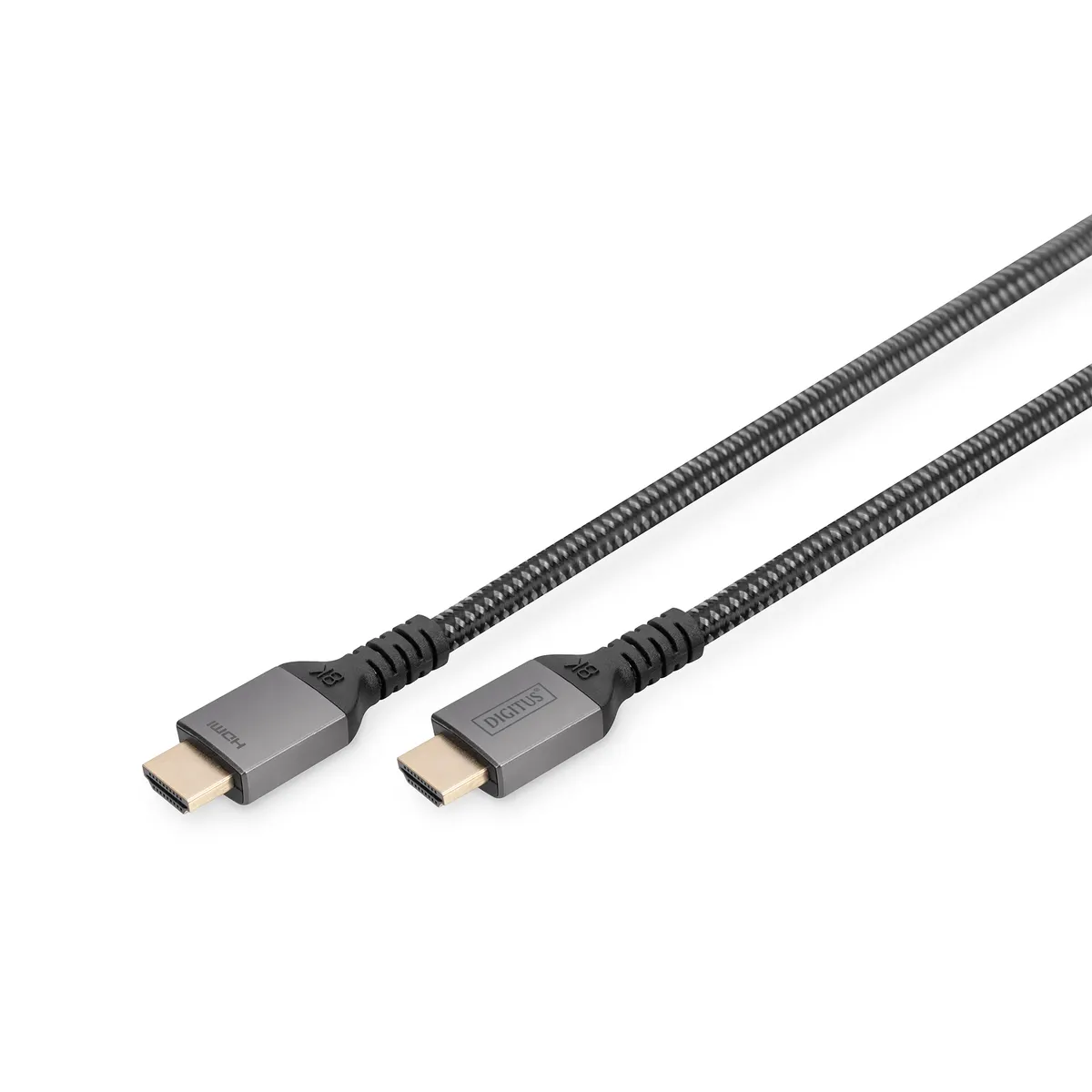 Assmann DB-330200-010-S HDMI 2.1 1 m aranyozott érintkezők ARC 8K60Hz fekete #1