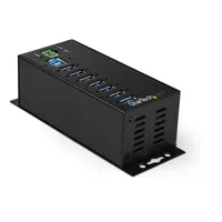 Startech.com HB30A7AME 7-portos USB 3.2 Gen 1 ipari hub külső tápegységgel