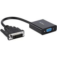 Startech.com DVI2VGAE DVI-D to VGA aktív konverter 0,19 m 1920x1080 720p 1080p
