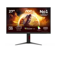 AOC U27G4XM ips játékmonitor 27" 3840x2160 1 ms 160 hz hdmi displayport usb 3.2 gen 1 ves a állítható fekete-piros