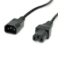 Value 19.99.1123 IEC C14-C15 hálózati kábel 3 m 250 V #1
