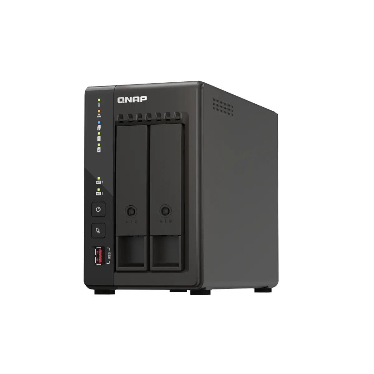 QNAP TS-253E-8G TS-253E 2-fiókos NAS Intel Celeron J6412 8 GB RAM 2x 2,5 GbE 2x HDMI 1.4b 2x M.2 2280 PCIe Gen3 x2 2x USB 3.2 Gen2 2x USB 2.0 #1