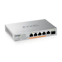 Zyxel XMG-105HP-EU0101F XMG-105HP 5x2,5G PoE 1x SFP uplink PoE 60W 70W költségvetés nem menedzselt