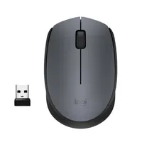 Logitech 910-004642 M170 vezeték nélküli egér 2 gomb optikai 1000 DPI USB 2.4 GHz fekete-szürke