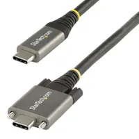 Startech.com USB31CCSLKV50CM USB-C kábel 0,5 m USB 3.2 gen 2 10 Gbit adatátvitel nikkel érintkezők