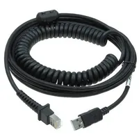 Datalogic 90A052289 adatkábel USB RS-232 5 m fekete vonalkód olvasóhoz