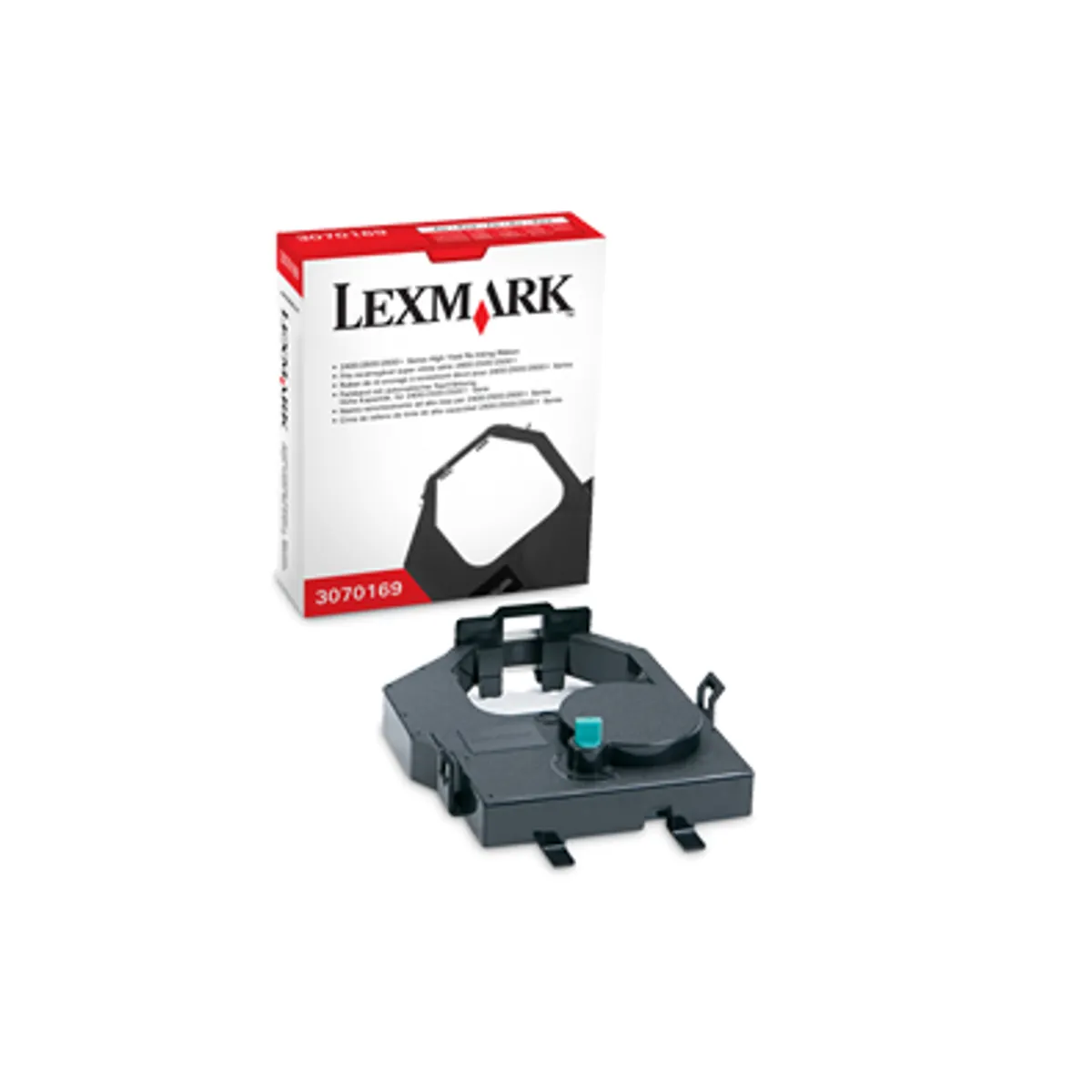 Lexmark 3070169 re-inking szalag fekete kompatibilis 2580x,2581x,2590x,2591x,2480x,2481x nagy kapacitású #1