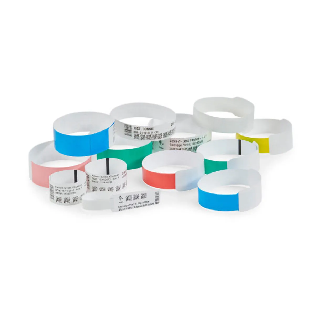 Zebra 10018856 Z-Band UltraSoft Wristband 25,4x279 mm fehér termál transzfer #1