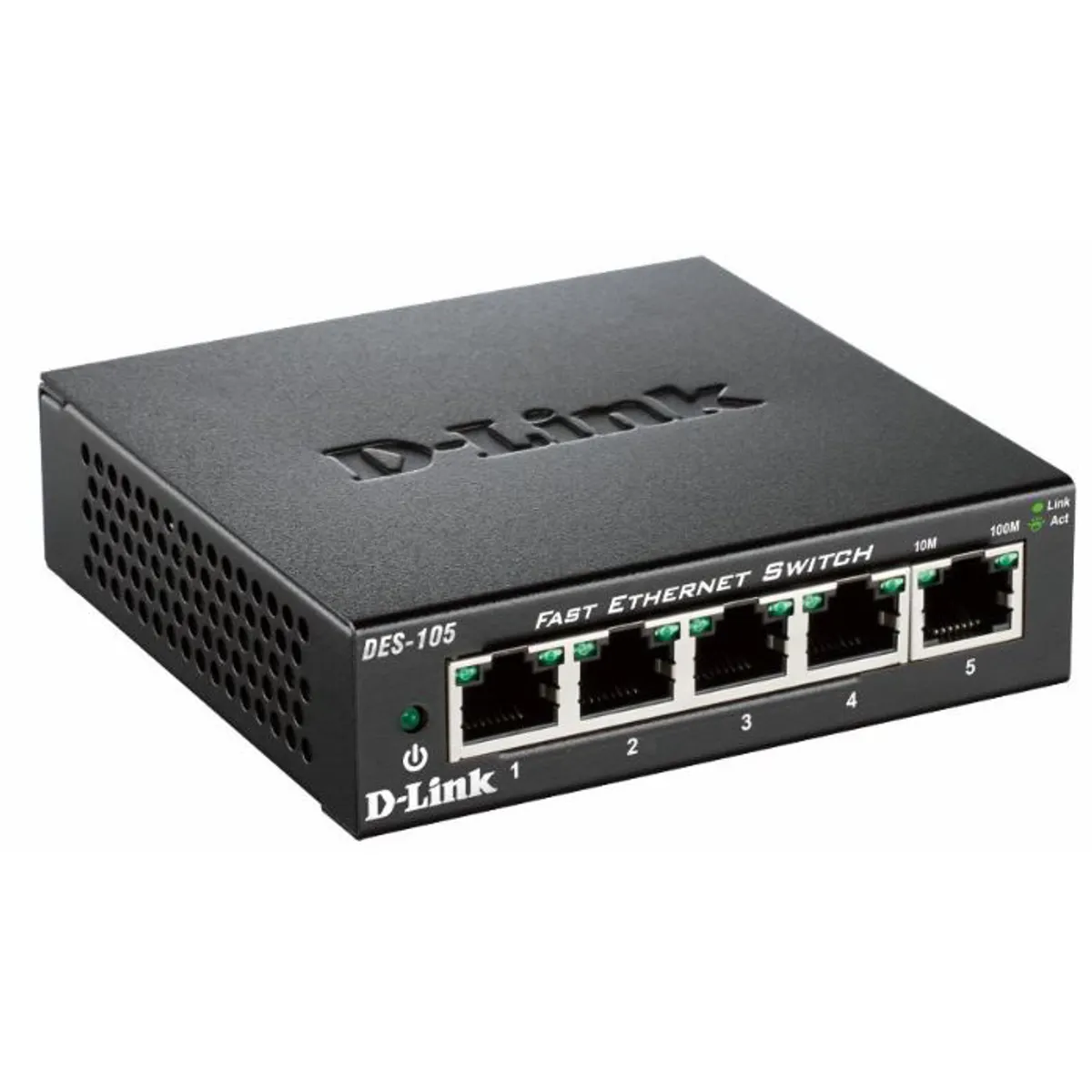 D-Link DES-105/E 5-portos 10-100Mbps asztali nem menedzselt kapcsoló #1