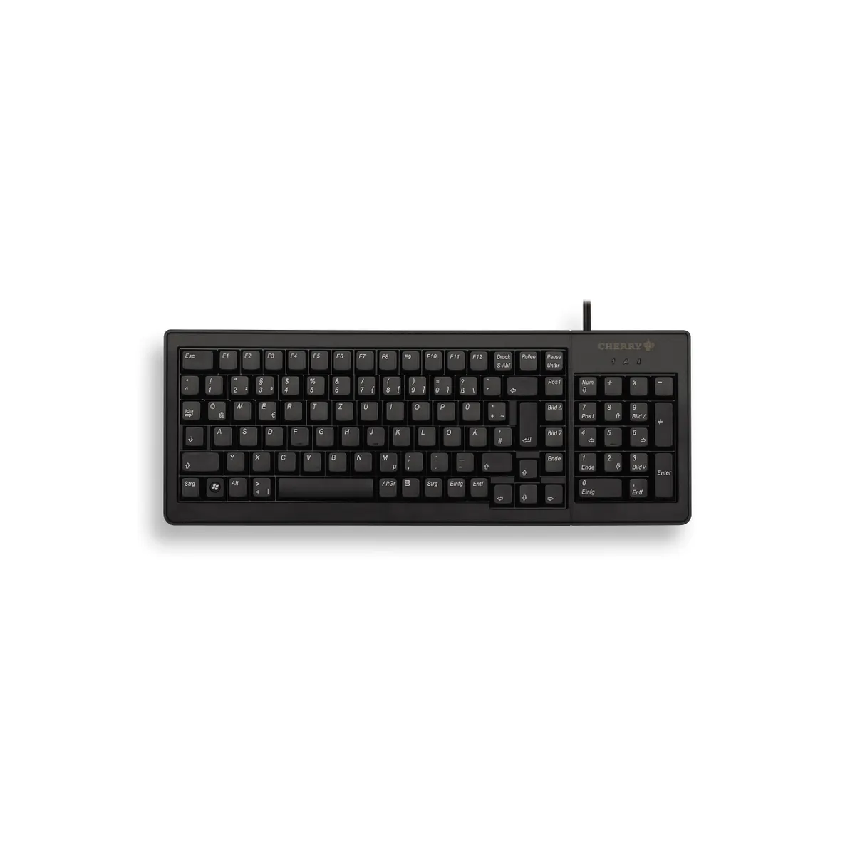 Cherry G84-5200LCMEU-2 XS Complete fekete 103 gombos vezetékes USB PS2 2,5 m #1