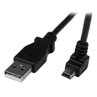 Startech.com USBAMB2MD USB A to Mini USB B kábel 2 m USB 2.0 nikkelezett érintkezők fekete