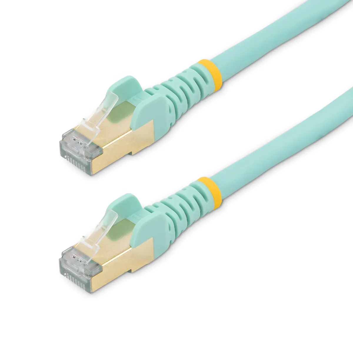 Startech.com 6ASPAT1MAQ Patch kábel CAT6A 1 m STP M to M Snagless arany érintkezők #1
