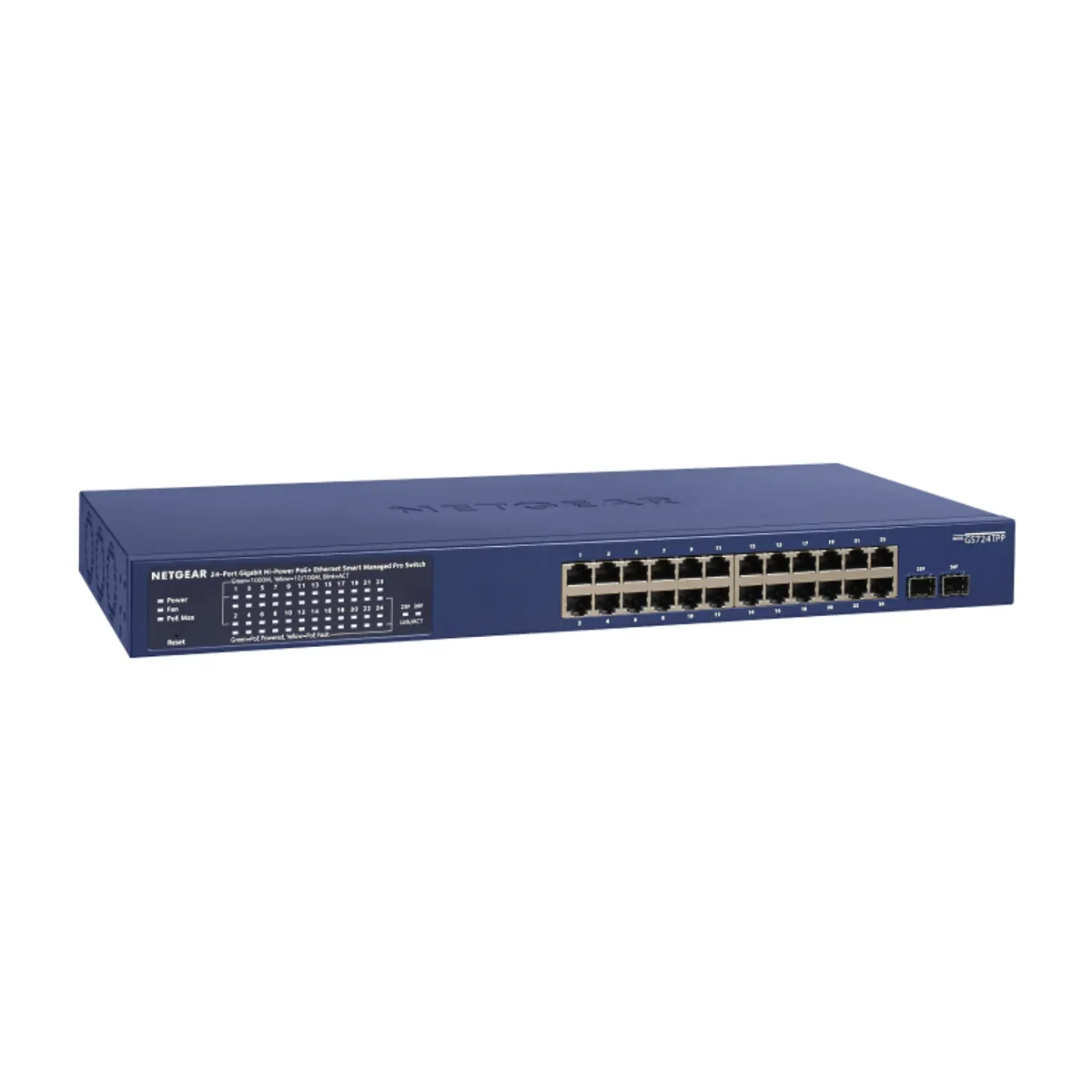 Netgear GS724TP-300EUS 24-portos menedzselt PoE-vel kapcsoló 2x SFP GBIC #1