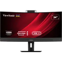 Viewsonic VG3457CV 34" UltraWide Quad HD 3440x1440 VA LED 5 ms beépített hangszórók VESA kompatibilis magasságigazítás